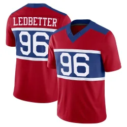 Youth Jeremiah Ledbetter New York Giants No.96 Limited Century Alternate Vapor F.U.S.E. Jersey - Red