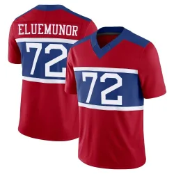 Youth Jermaine Eluemunor New York Giants No.72 Limited Century Alternate Vapor F.U.S.E. Jersey - Red
