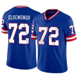 Youth Jermaine Eluemunor New York Giants No.72 Limited Classic Vapor Jersey