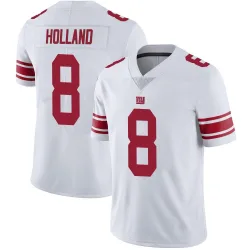Youth Jevon Holland New York Giants No.8 Limited Vapor Untouchable Jersey - White