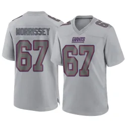 Youth Jimmy Morrissey New York Giants No.67 Game Atmosphere Fashion Jersey - Gray