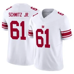Youth John Michael Schmitz Jr. New York Giants No.61 Limited Vapor F.U.S.E. Jersey - White