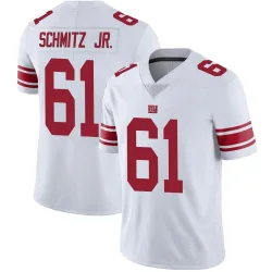 Youth John Michael Schmitz Jr. New York Giants No.61 Limited Vapor Untouchable Jersey - White