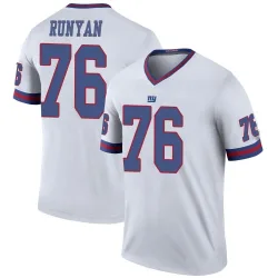 Youth Jon Runyan New York Giants No.76 Legend Color Rush Jersey - White