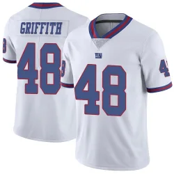 Youth Jonas Griffith New York Giants No.48 Limited Color Rush Jersey - White