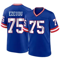Youth Joshua Ezeudu New York Giants No.75 Game Classic Jersey - Royal