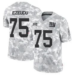 Youth Joshua Ezeudu New York Giants No.75 Limited 2024 Salute to Service Jersey - Arctic Camo