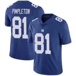 Youth Kalil Pimpleton New York Giants No.81 Limited Team Color Vapor Untouchable Jersey - Royal