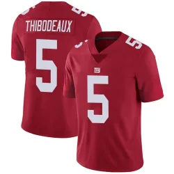 Youth Kayvon Thibodeaux New York Giants No.5 Limited Alternate Vapor Untouchable Jersey - Red