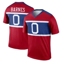 Youth Kevorian Barnes New York Giants No.0 Legend Century Alternate Jersey - Red