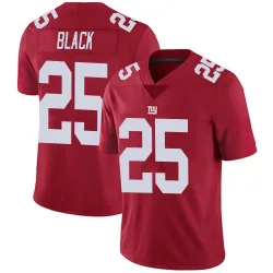Youth Korie Black New York Giants No.25 Limited Alternate Vapor Untouchable Jersey - Red