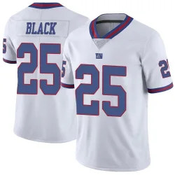 Youth Korie Black New York Giants No.25 Limited Color Rush Jersey - White