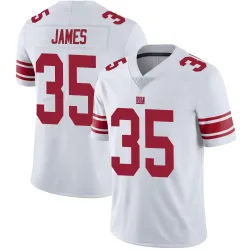 Youth LaMareon James New York Giants No.35 Limited Vapor Untouchable Jersey - White