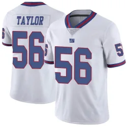 Youth Lawrence Taylor New York Giants No.56 Limited Color Rush Jersey - White