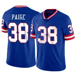 Youth Makari Paige New York Giants No.38 Limited Classic Vapor Jersey