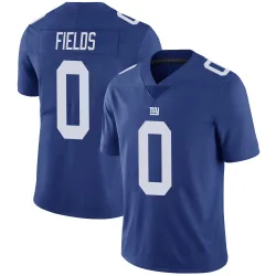 Youth Malachi Fields New York Giants No.0 Limited Team Color Vapor Untouchable Jersey - Royal