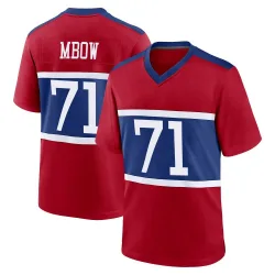 Youth Marcus Mbow New York Giants No.71 Game Century Alternate Jersey - Red