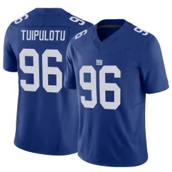 Youth Marlon Tuipulotu New York Giants No.96 Limited Vapor F.U.S.E. Jersey - Royal