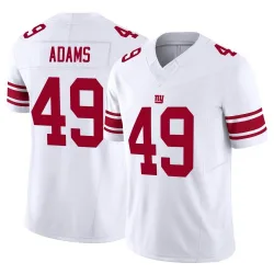Youth Matthew Adams New York Giants No.49 Limited Vapor F.U.S.E. Jersey - White