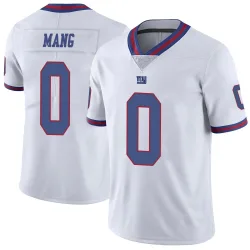 Youth Maximilian Mang New York Giants No.0 Limited Color Rush Jersey - White
