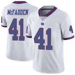 Youth Micah McFadden New York Giants No.41 Limited Color Rush Jersey - White