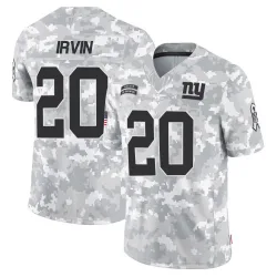 Youth Monte Irvin New York Giants No.20 Limited 2024 Salute to Service Jersey - Arctic Camo