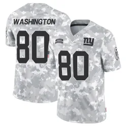Youth Montrell Washington New York Giants No.80 Limited 2024 Salute to Service Jersey - Arctic Camo