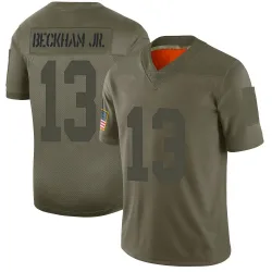 Youth Odell Beckham Jr. New York Giants No.13 Limited 2019 Salute to Service Jersey - Camo