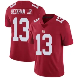 Youth Odell Beckham Jr. New York Giants No.13 Limited Alternate Vapor Untouchable Jersey - Red