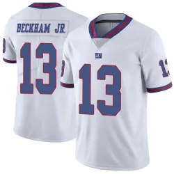 Youth Odell Beckham Jr. New York Giants No.13 Limited Color Rush Jersey - White