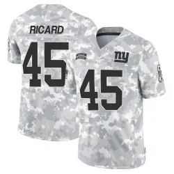 Youth Patrick Ricard New York Giants No.45 Limited 2024 Salute to Service Jersey - Arctic Camo