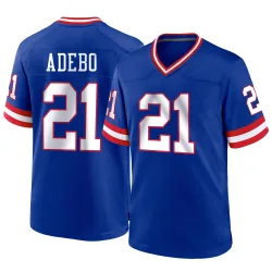 Youth Paulson Adebo New York Giants No.21 Game Classic Jersey - Royal