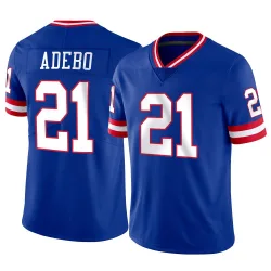 Youth Paulson Adebo New York Giants No.21 Limited Classic Vapor Jersey