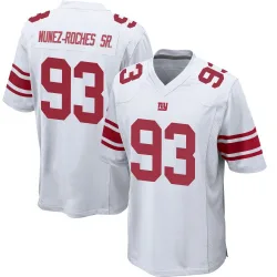 Youth Rakeem Nunez-Roches Sr. New York Giants No.93 Game Jersey - White