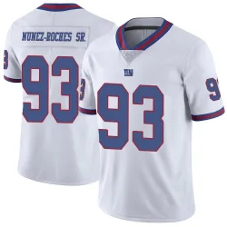 Youth Rakeem Nunez-Roches Sr. New York Giants No.93 Limited Color Rush Jersey - White
