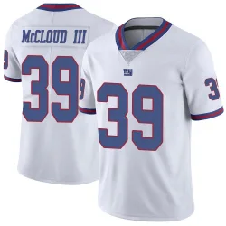 Youth Ray-Ray McCloud III New York Giants No.39 Limited Color Rush Jersey - White