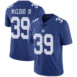 Youth Ray-Ray McCloud III New York Giants No.39 Limited Team Color Vapor Untouchable Jersey - Royal