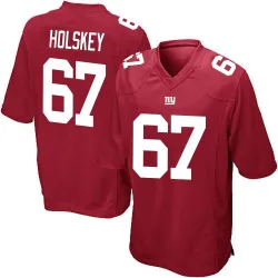 Youth Reid Holskey New York Giants No.67 Game Alternate Jersey - Red