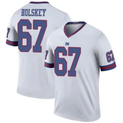 Youth Reid Holskey New York Giants No.67 Legend Color Rush Jersey - White