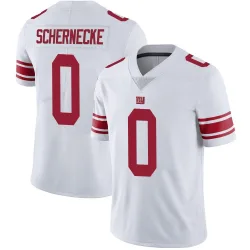 Youth Ryan Schernecke New York Giants No.0 Limited Vapor Untouchable Jersey - White