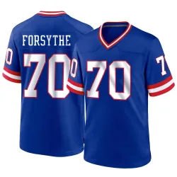 Youth Stone Forsythe New York Giants No.70 Game Classic Jersey - Royal