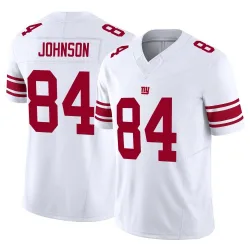 Youth Theo Johnson New York Giants No.84 Limited Vapor F.U.S.E. Jersey - White
