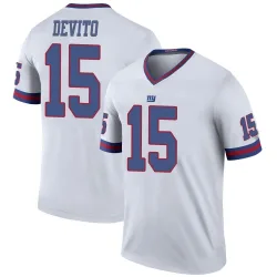 Youth Tommy DeVito New York Giants No.15 Legend Color Rush Jersey - White