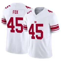 Youth Tomon Fox New York Giants No.45 Limited Vapor F.U.S.E. Jersey - White