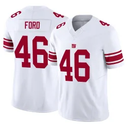 Youth Trace Ford New York Giants No.46 Limited Vapor F.U.S.E. Jersey - White