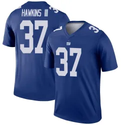 Youth Tre Hawkins III New York Giants No.37 Legend Jersey - Royal