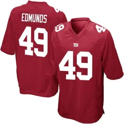 Youth Tremaine Edmunds New York Giants No.49 Game Alternate Jersey - Red