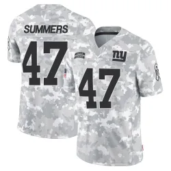 Youth Ty Summers New York Giants No.47 Limited 2024 Salute to Service Jersey - Arctic Camo