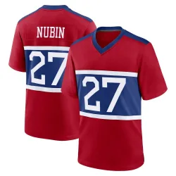 Youth Tyler Nubin New York Giants No.27 Game Century Alternate Jersey - Red