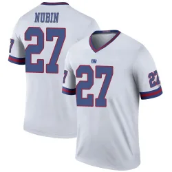 Youth Tyler Nubin New York Giants No.27 Legend Color Rush Jersey - White